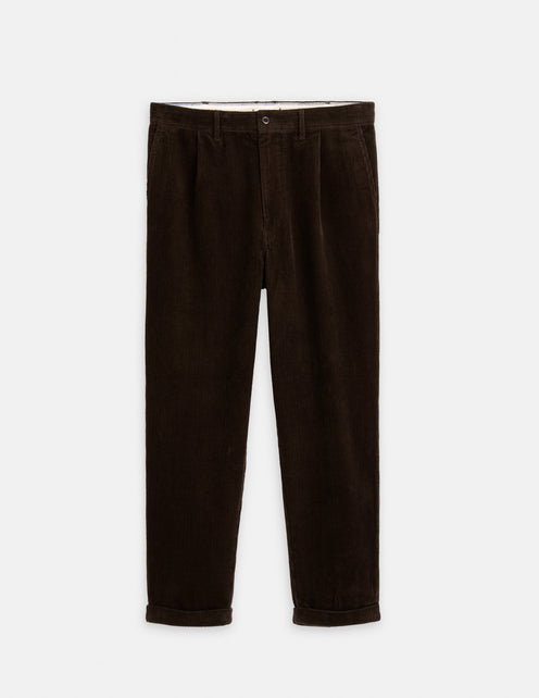 Standard Pleated Pant In Cord