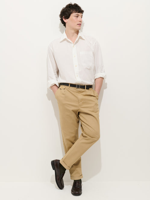 Standard Pleated Pant in Chino