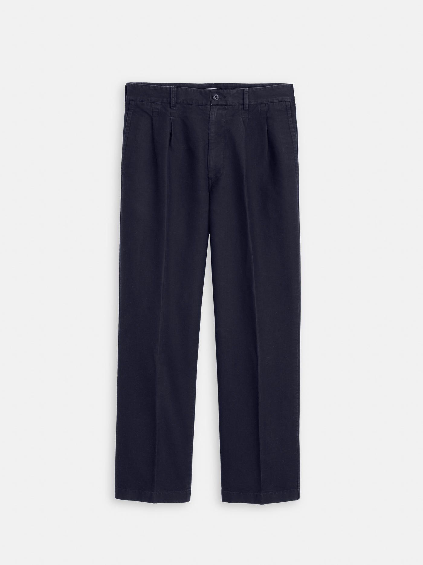 Double Pleated Pant In Vintage Twill