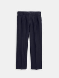 Double Pleated Pant In Vintage Twill