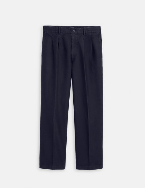 Double Pleated Pant In Vintage Twill