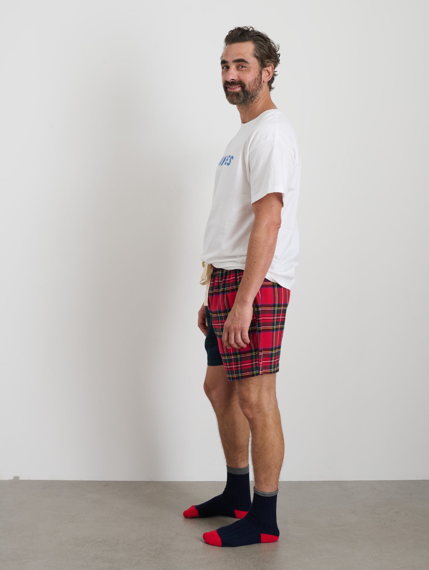 P'Jimmies Sleep Short in Flannel