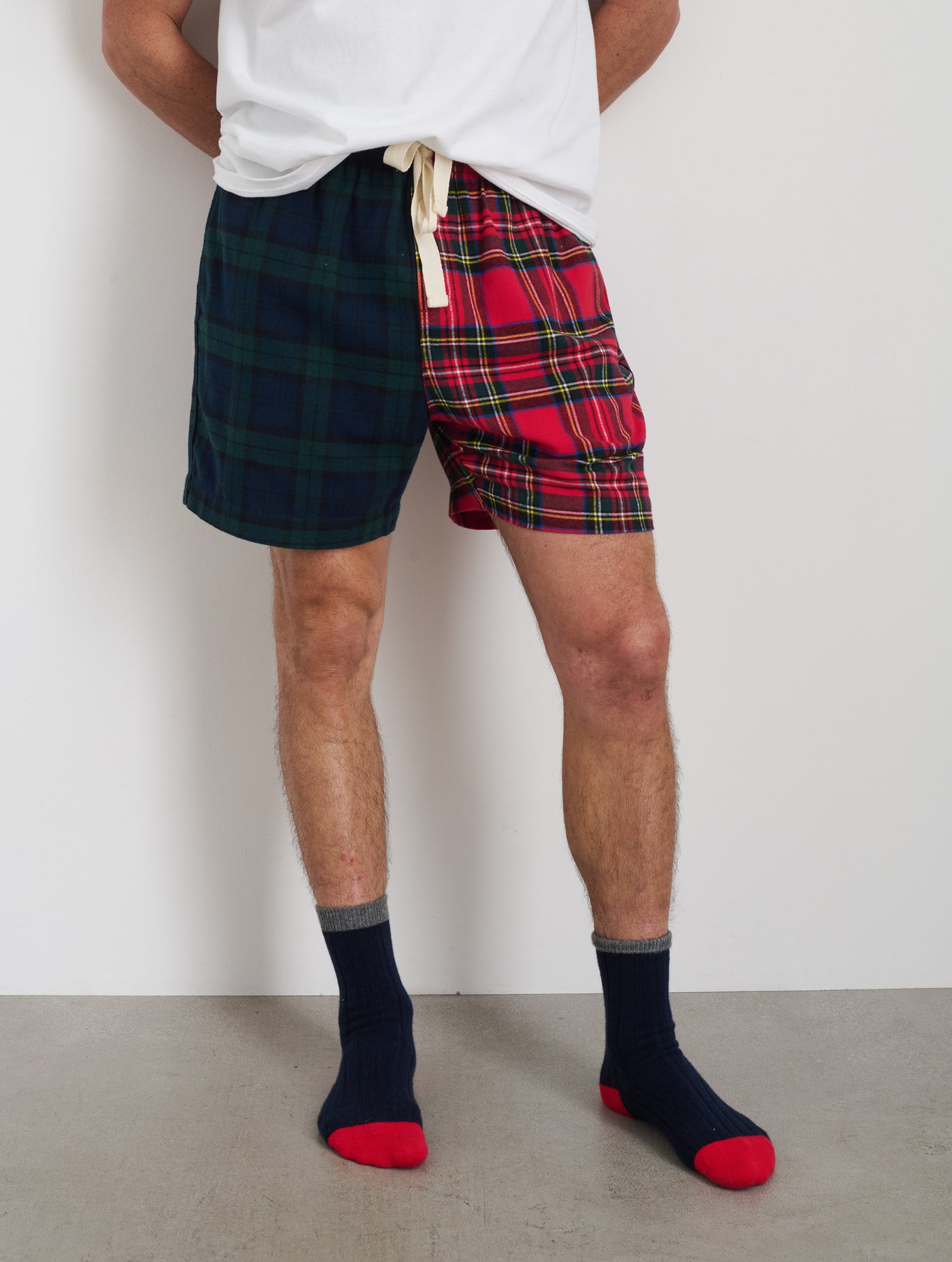 P'Jimmies Sleep Short in Flannel