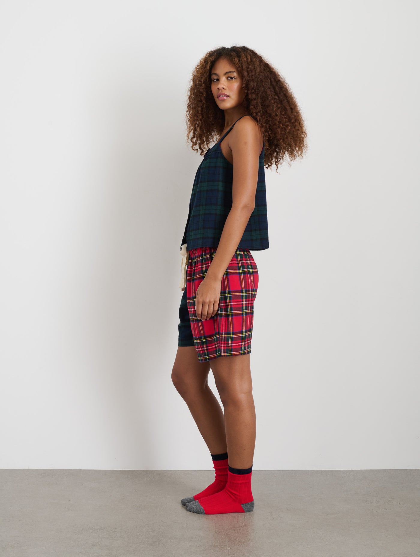 P'Jimmies Sleep Cami in Flannel