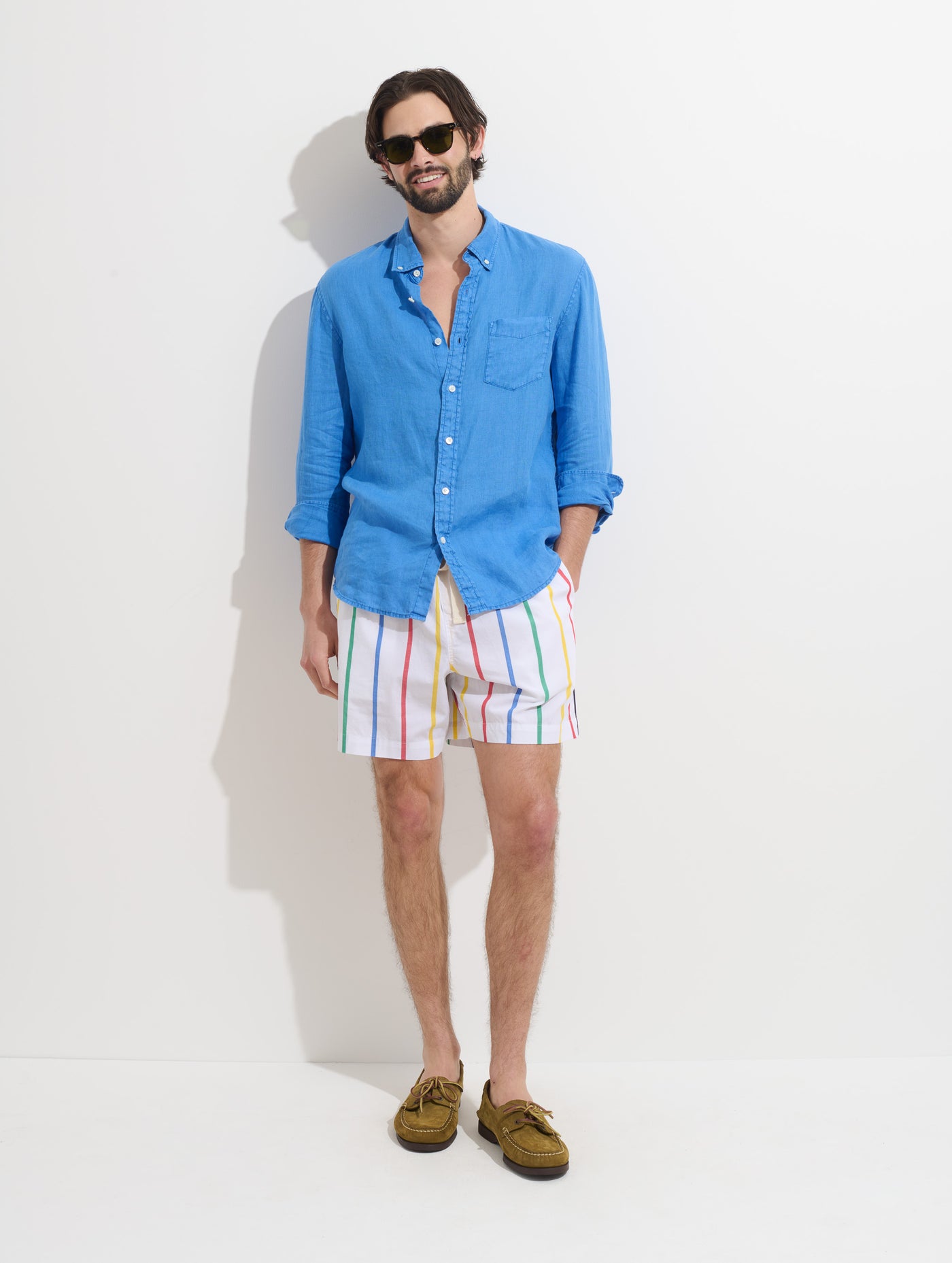 P'Jimmies Sleep Short In Stripe