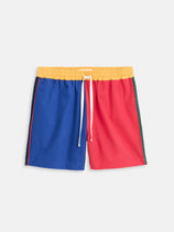 The Colorblock Flannel Sleep Short