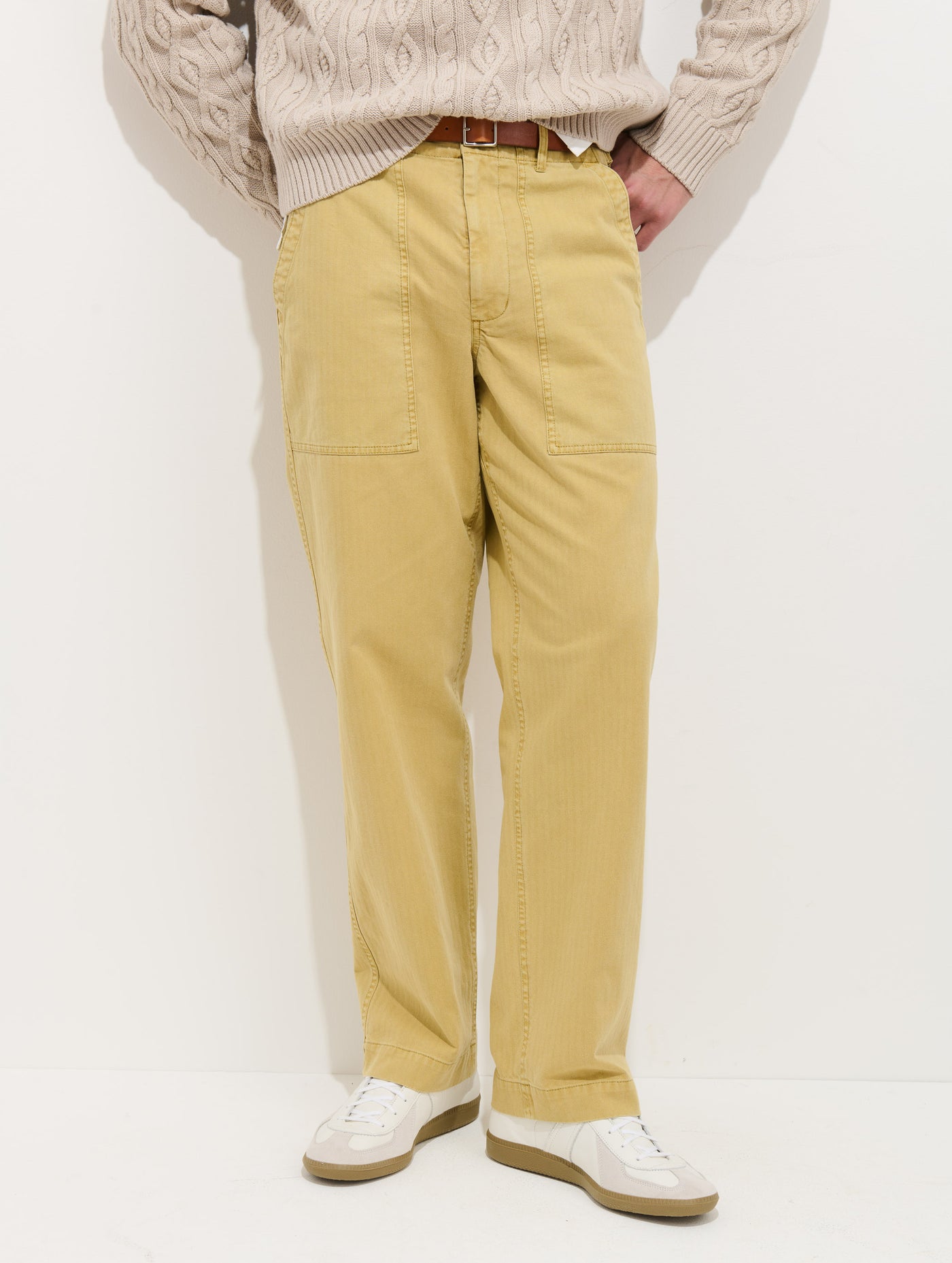 Field Pant In Herringbone