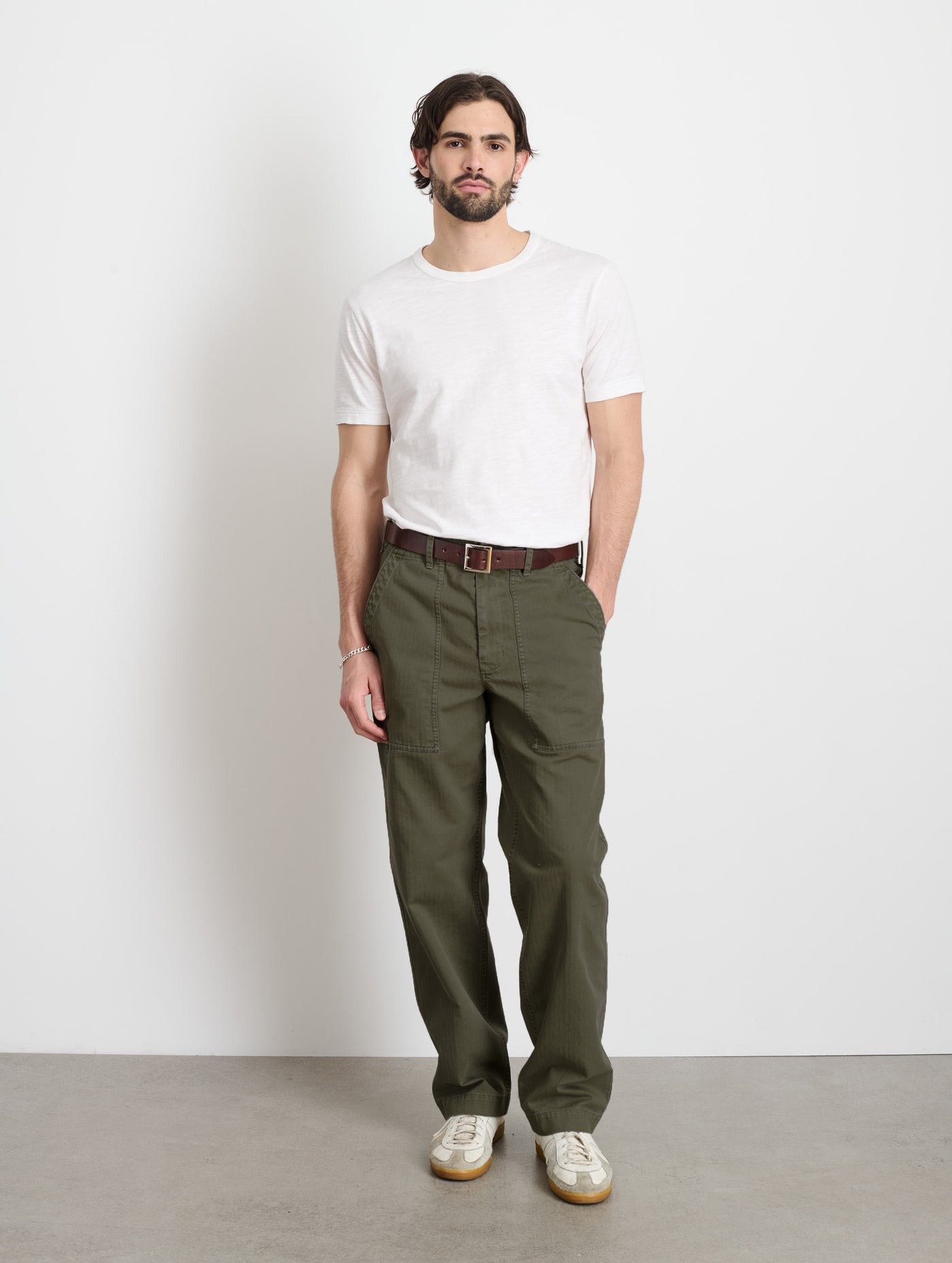 Field Pant In Herringbone