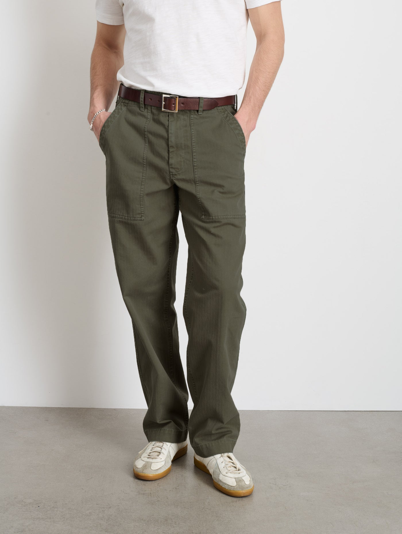 Field Pant In Herringbone