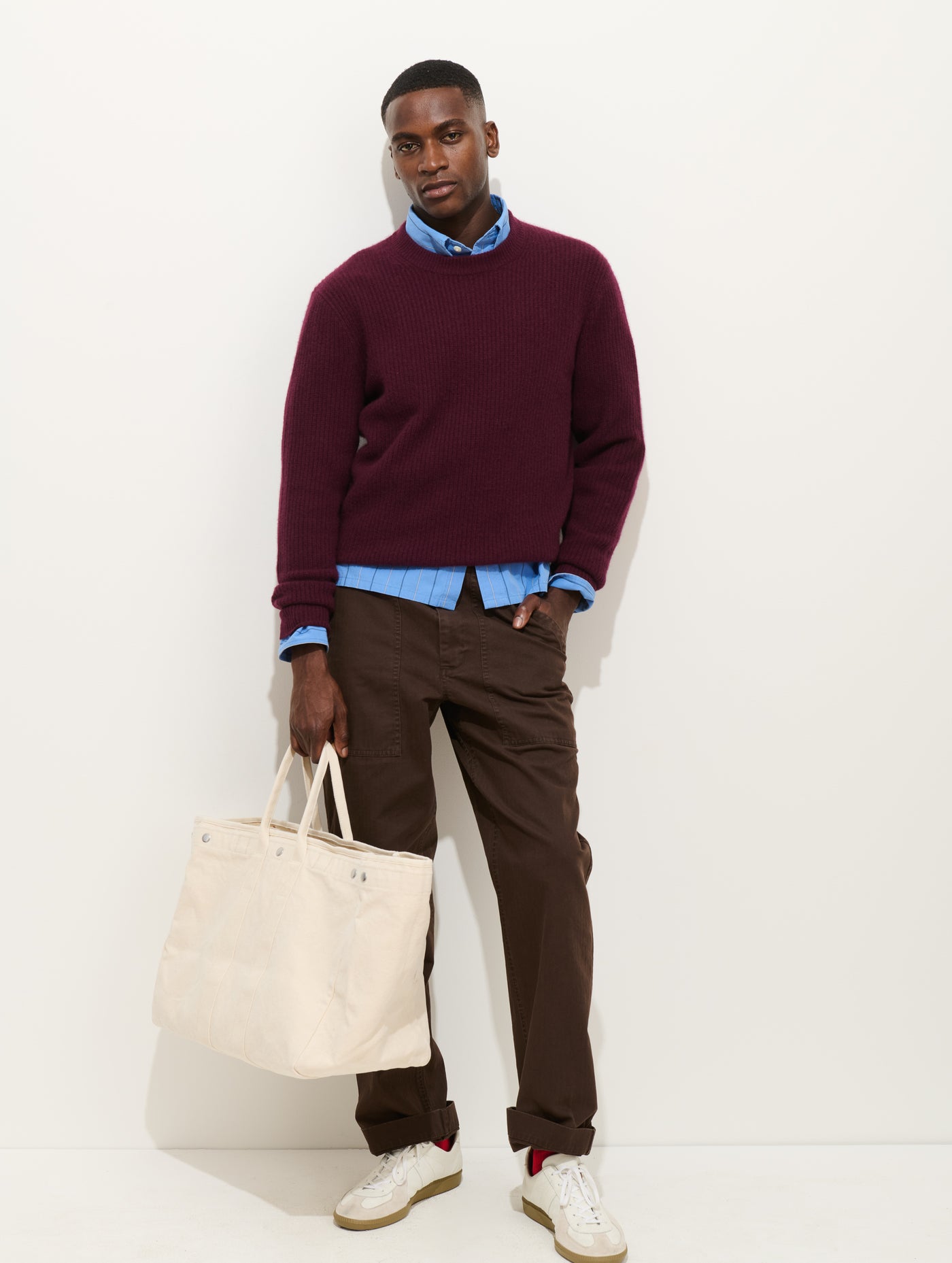 Field Pant In Herringbone