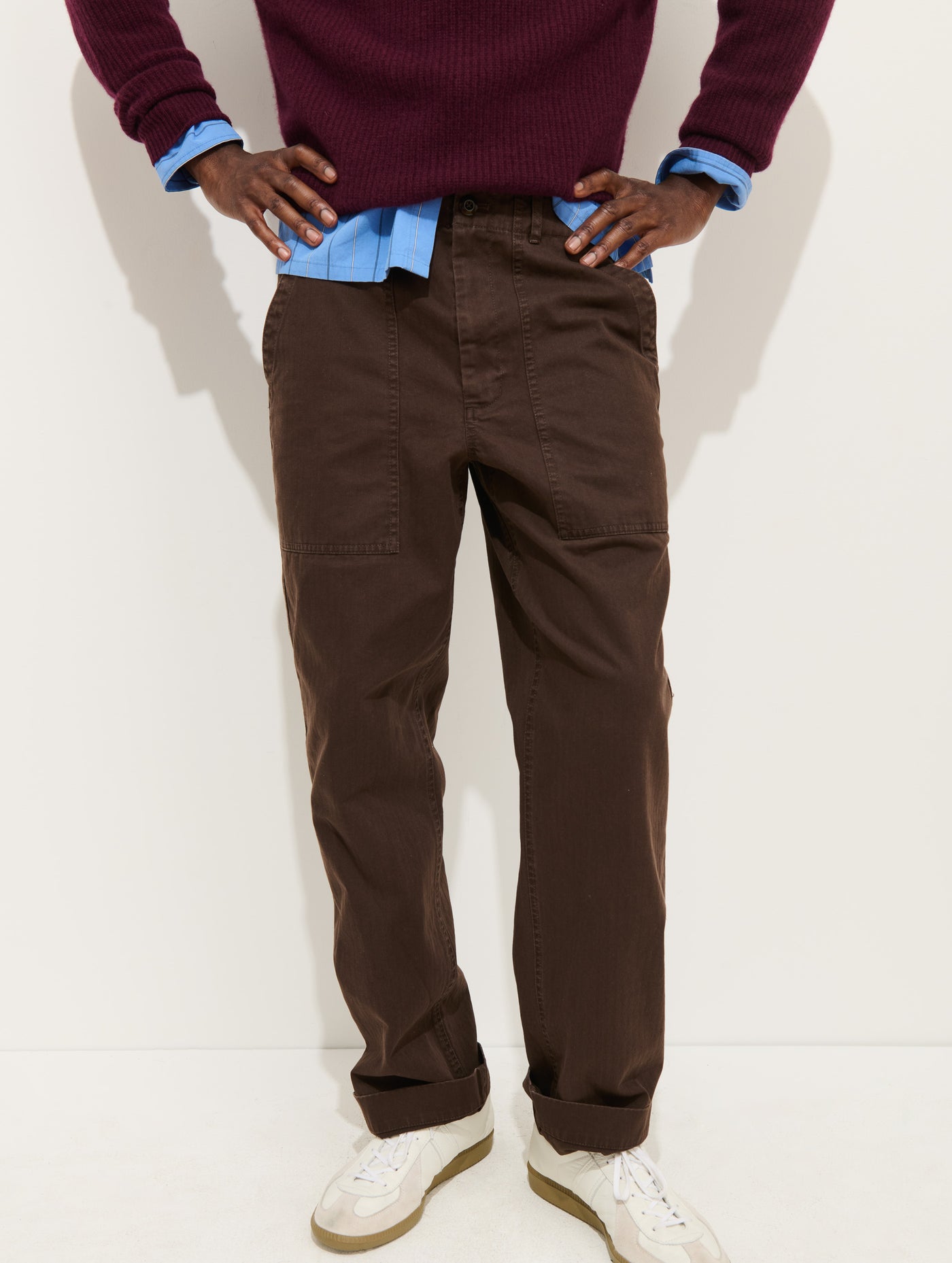 Field Pant In Herringbone