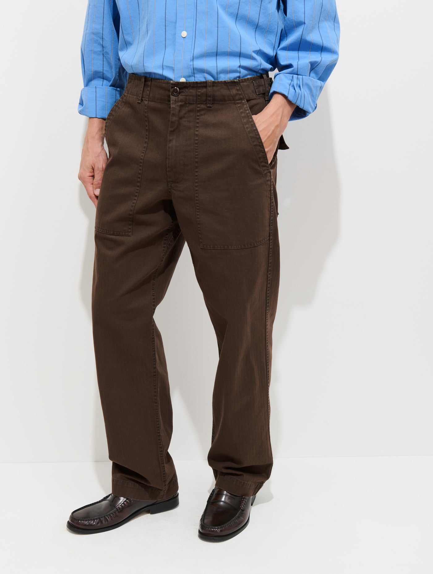 Field Pant In Herringbone