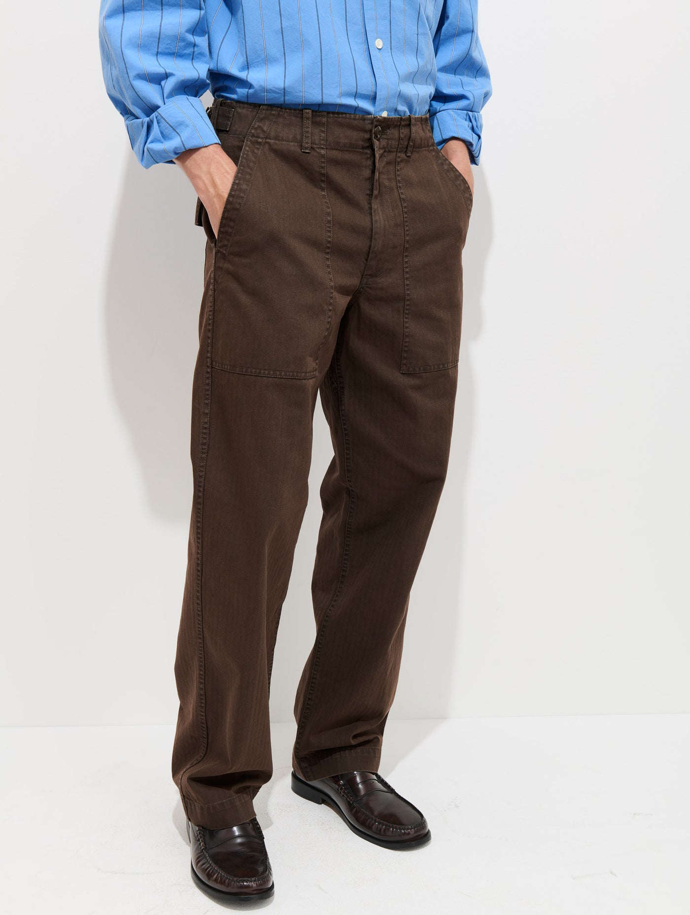 Field Pant In Herringbone
