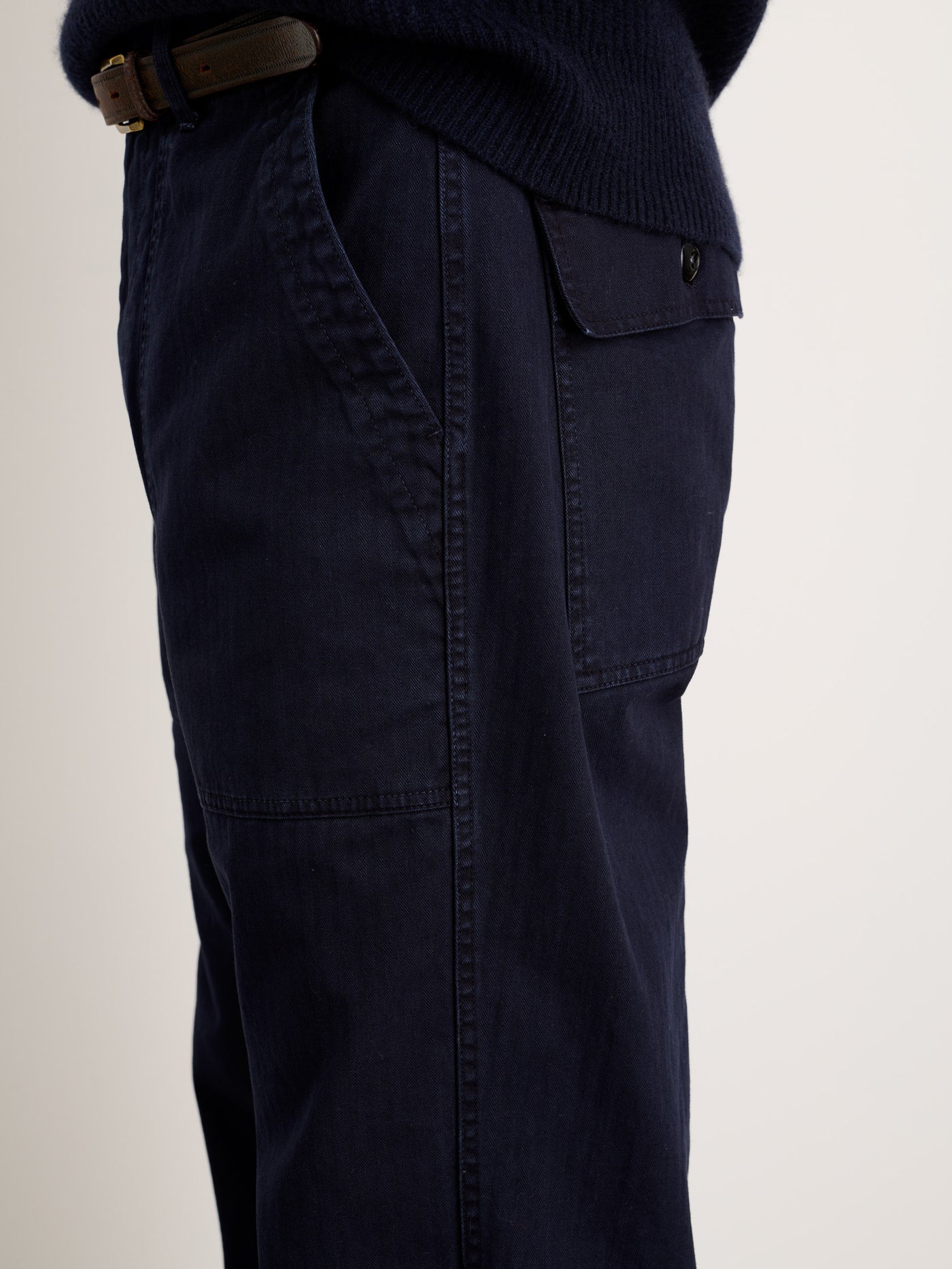 Field Pant In Herringbone