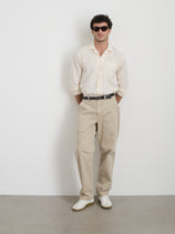 Field Pant In Herringbone In Stonewear