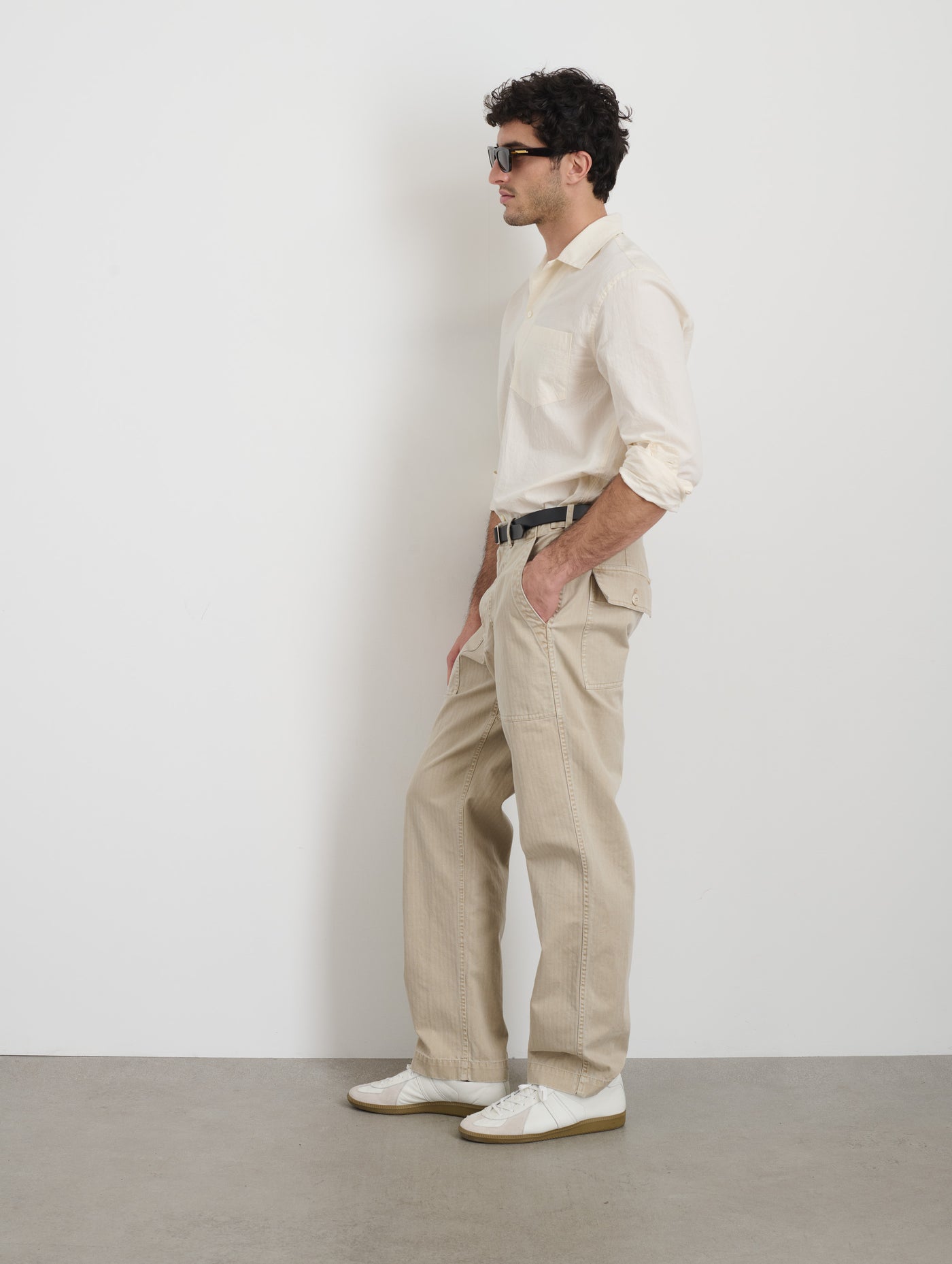 Field Pant In Herringbone