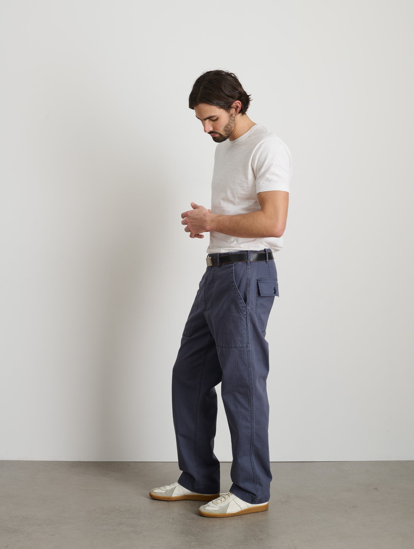 Field Pant In Herringbone