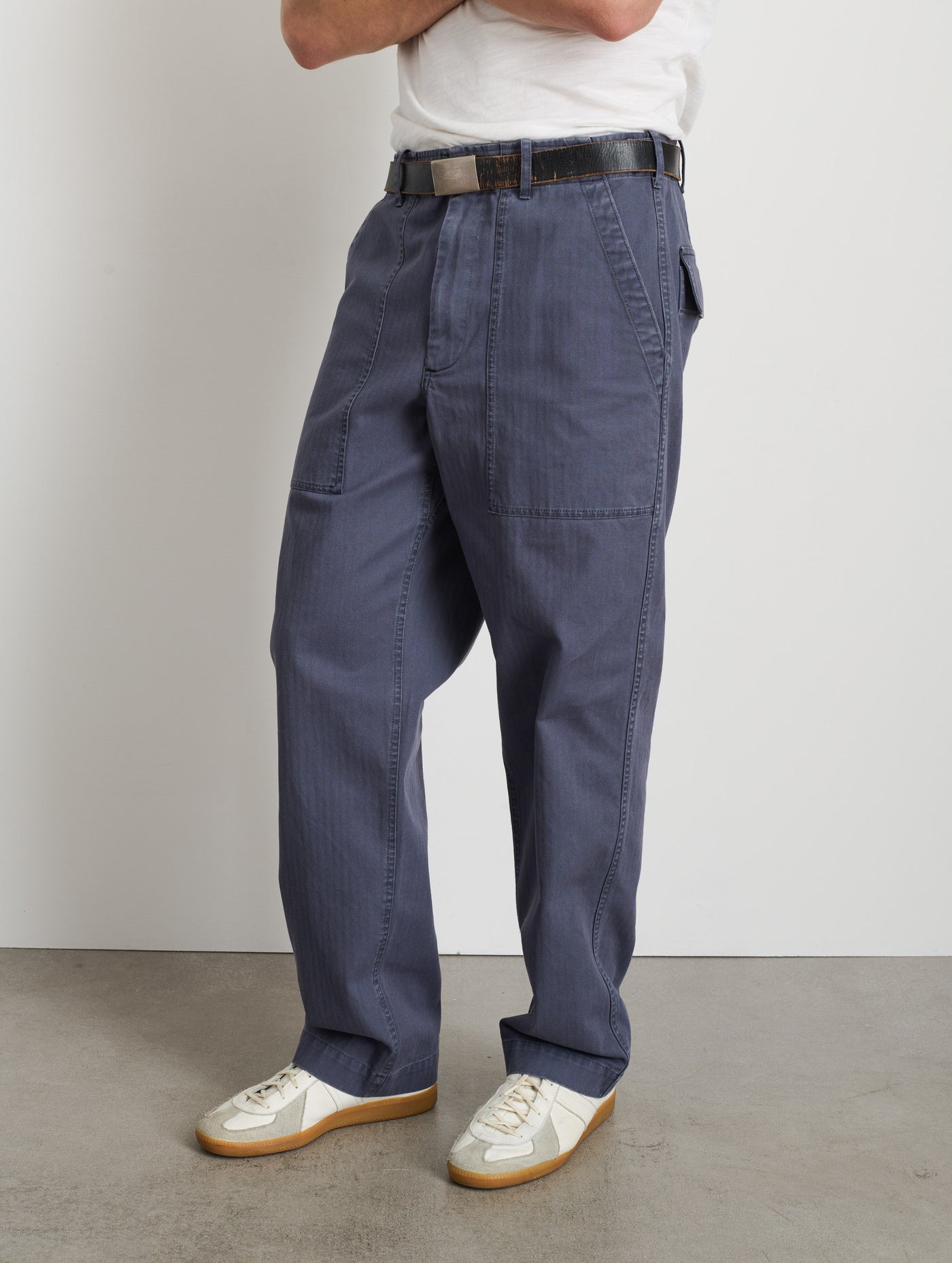 Field Pant In Herringbone