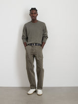 Painter Pant In Recycled Denim In Thyme