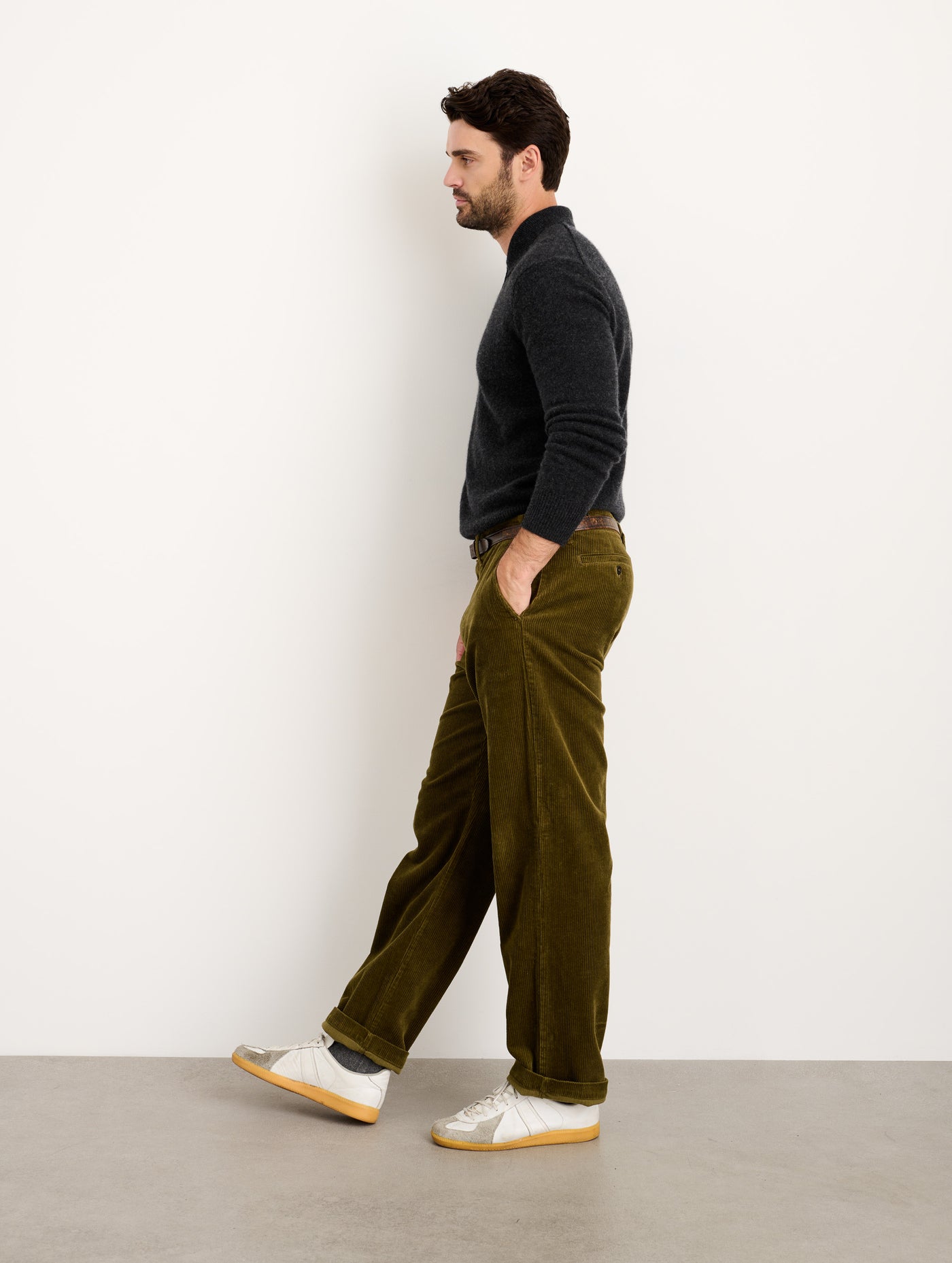 Straight Leg Pant in Corduroy