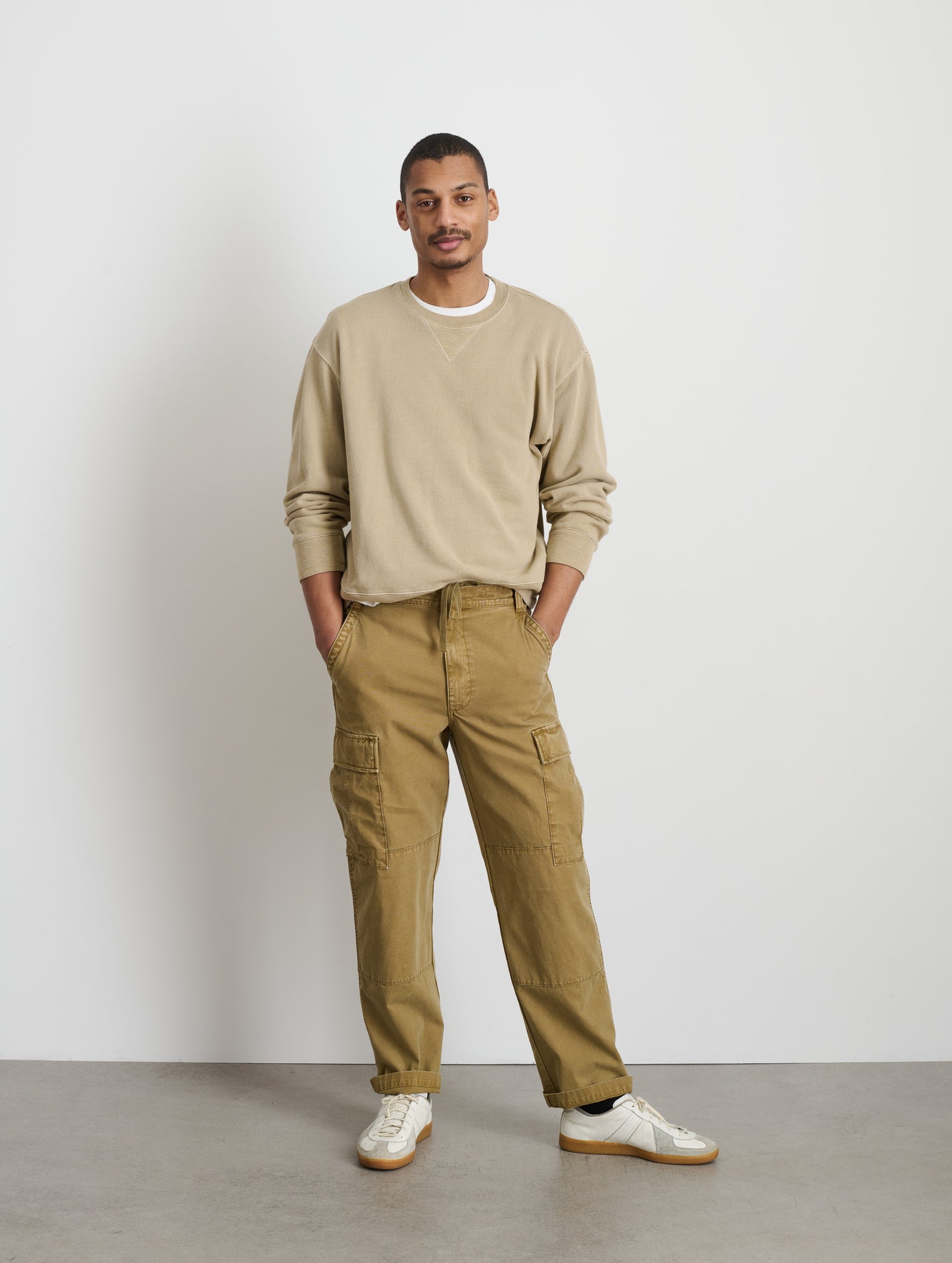 Pull On Cargo Pant In Canvas – Alex Mill