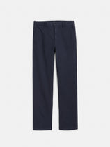 Max Trouser In Chino Long Inseam In Dark Navy