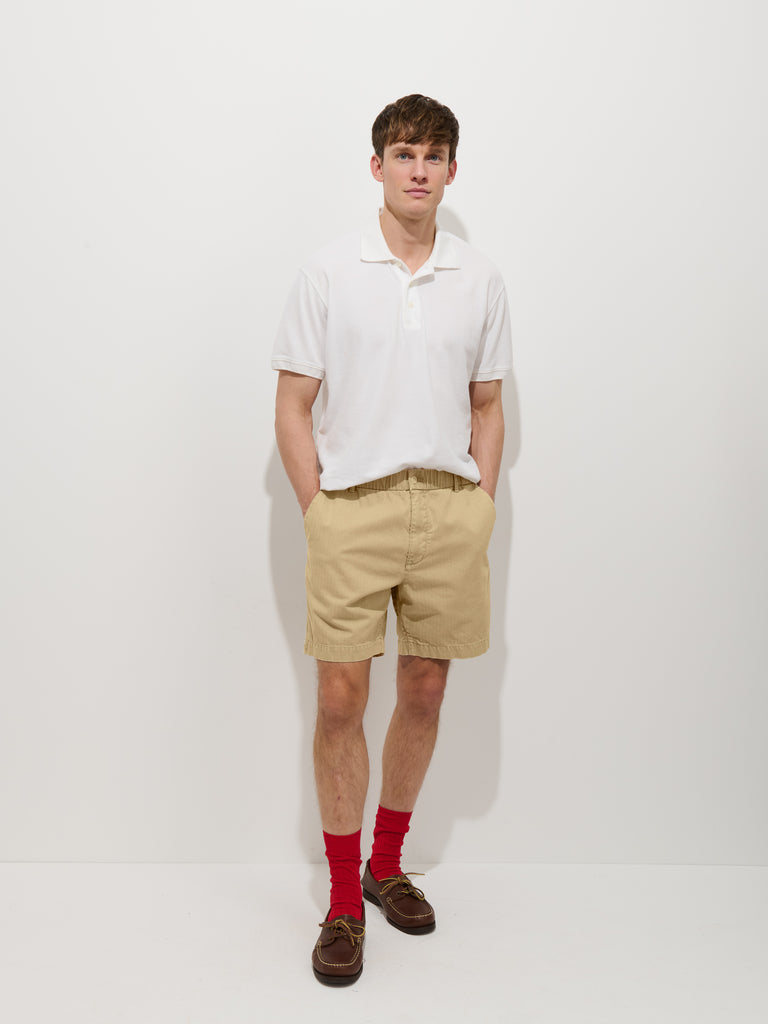 Pull On Short In Cotton Herringbone from Alex Mill - $125
