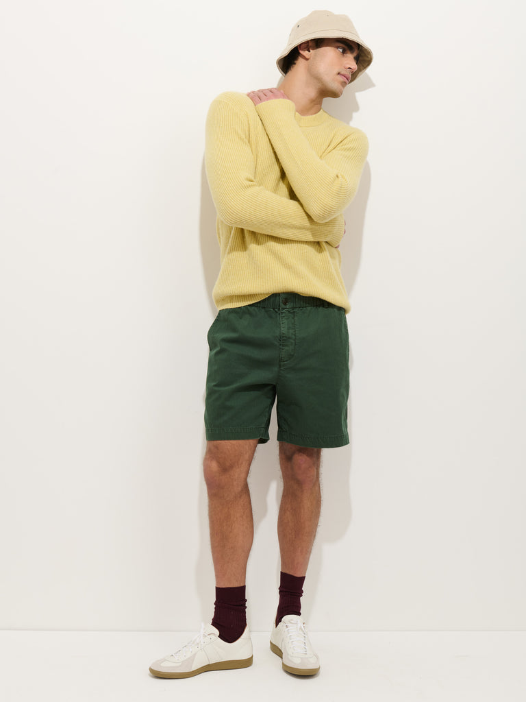 Pull On Short In Cotton Herringbone from Alex Mill - $125