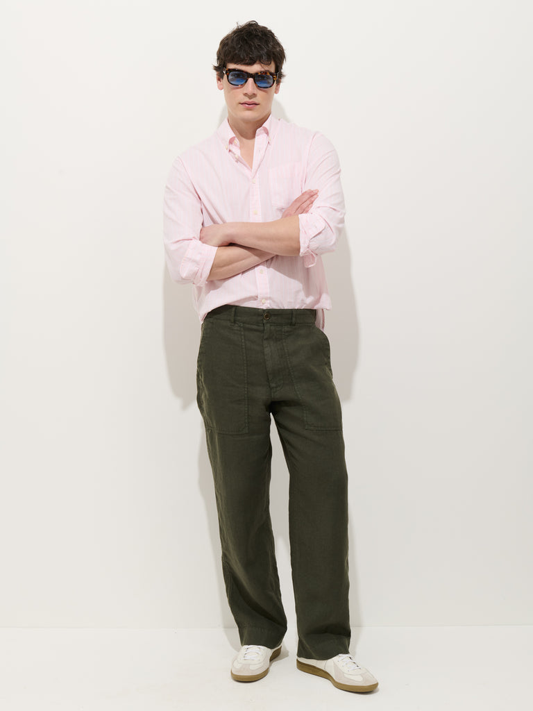 Pull On Field Pant In Linen from Alex Mill - $195