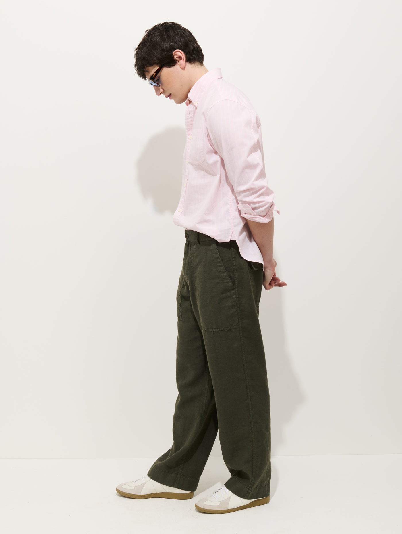 Pull On Field Pant In Linen