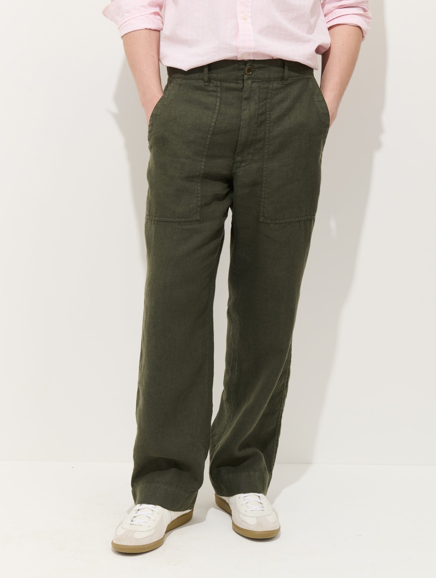 Pull On Field Pant In Linen