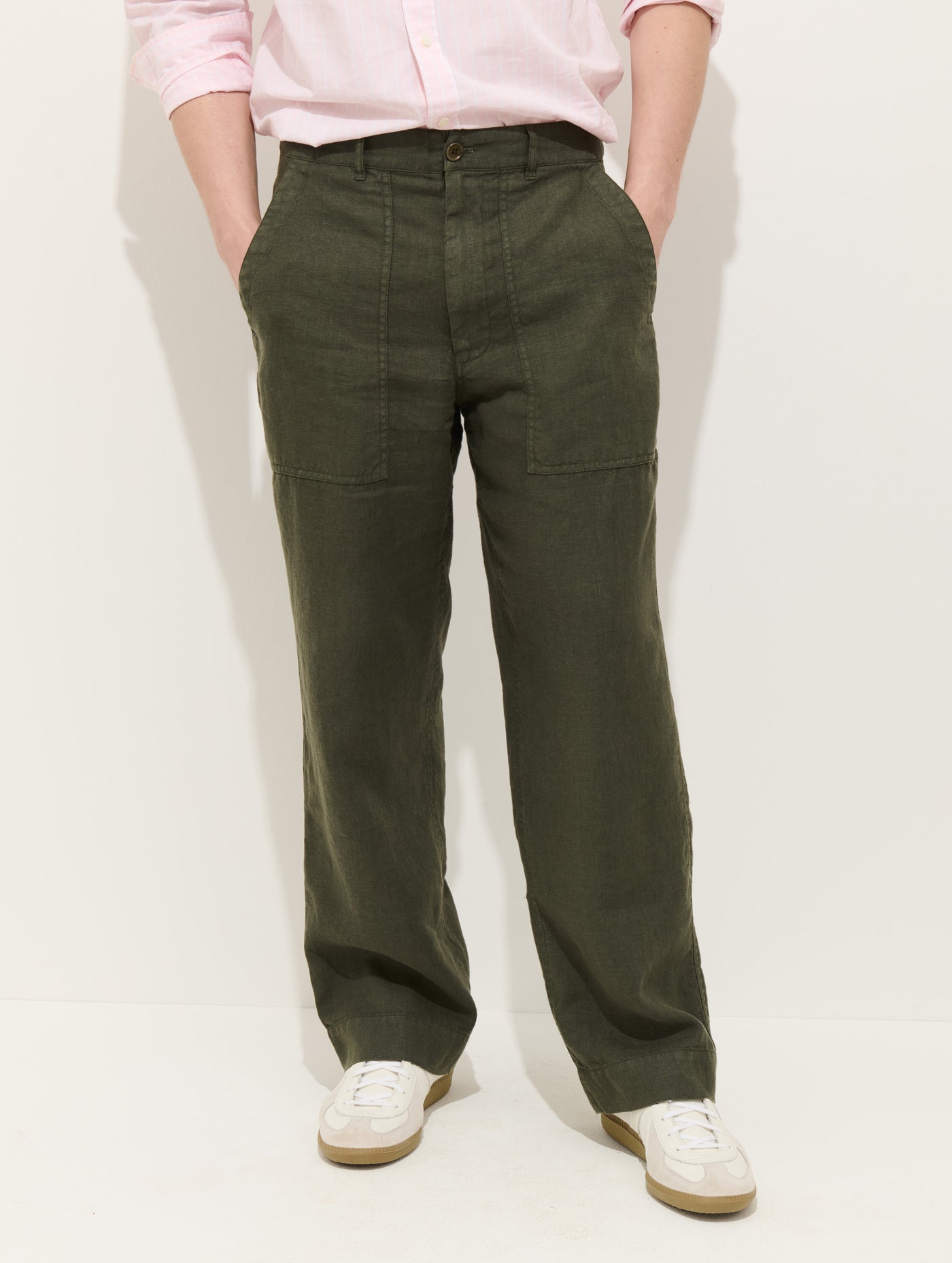 Pull On Field Pant In Linen