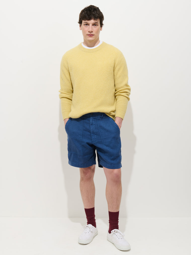 Garment Dyed Pull On Field Short In Linen from Alex Mill - $150