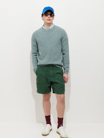 Garment Dyed Pull On Field Short In Linen