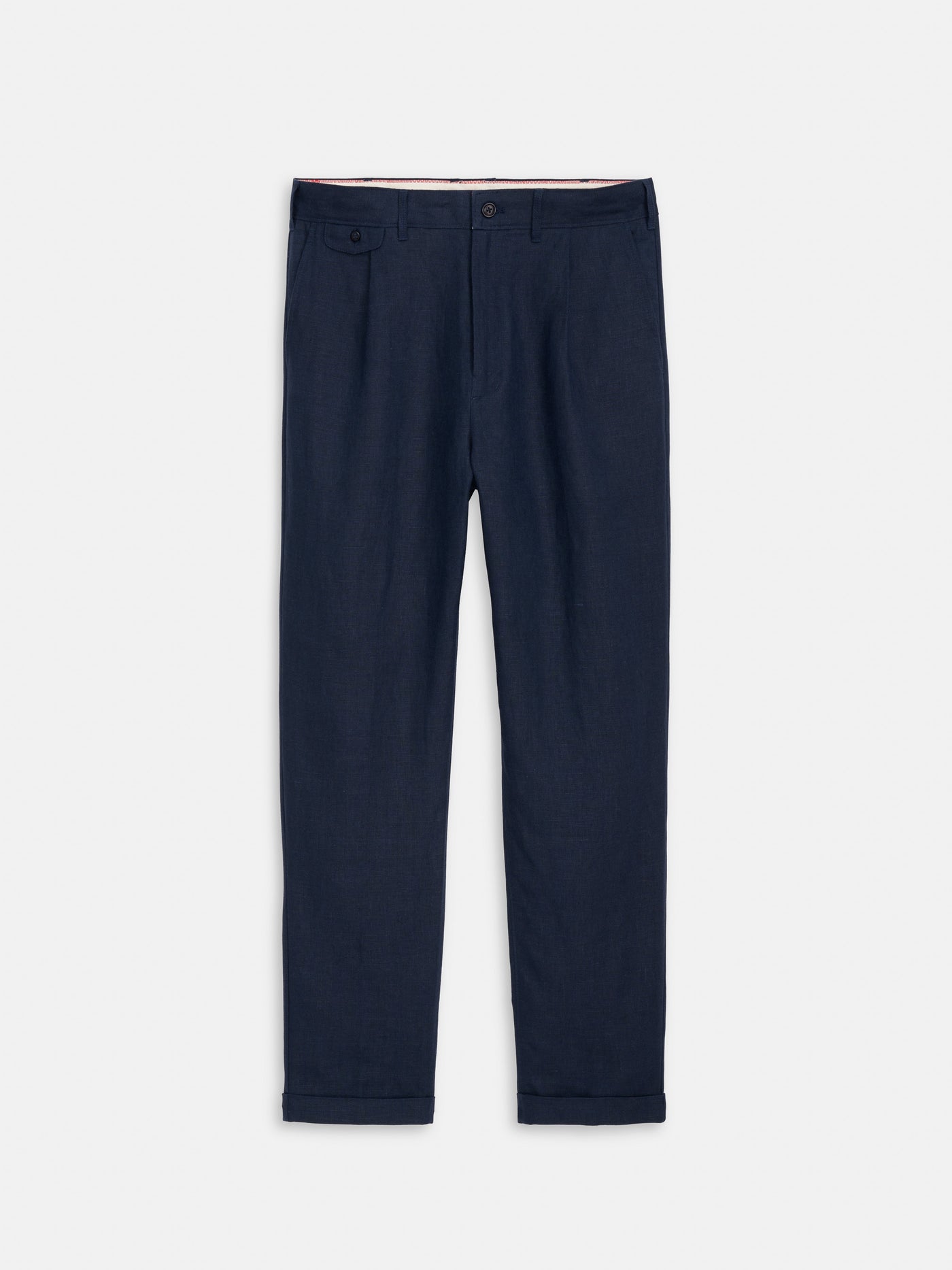 Standard Pleated Pant In Linen