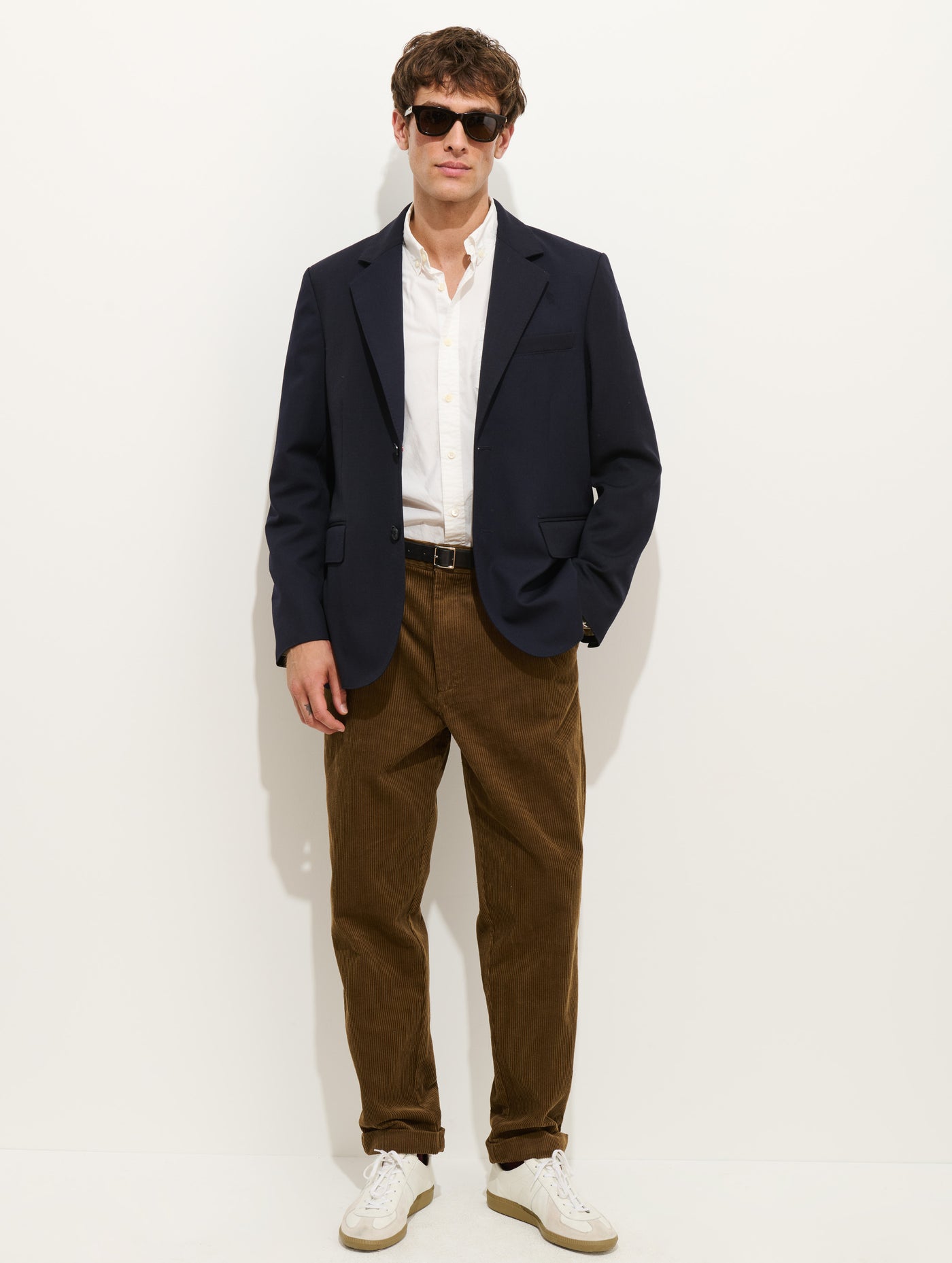 Standard Pleated Pant In Cord