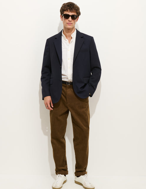 Standard Pleated Pant In Cord