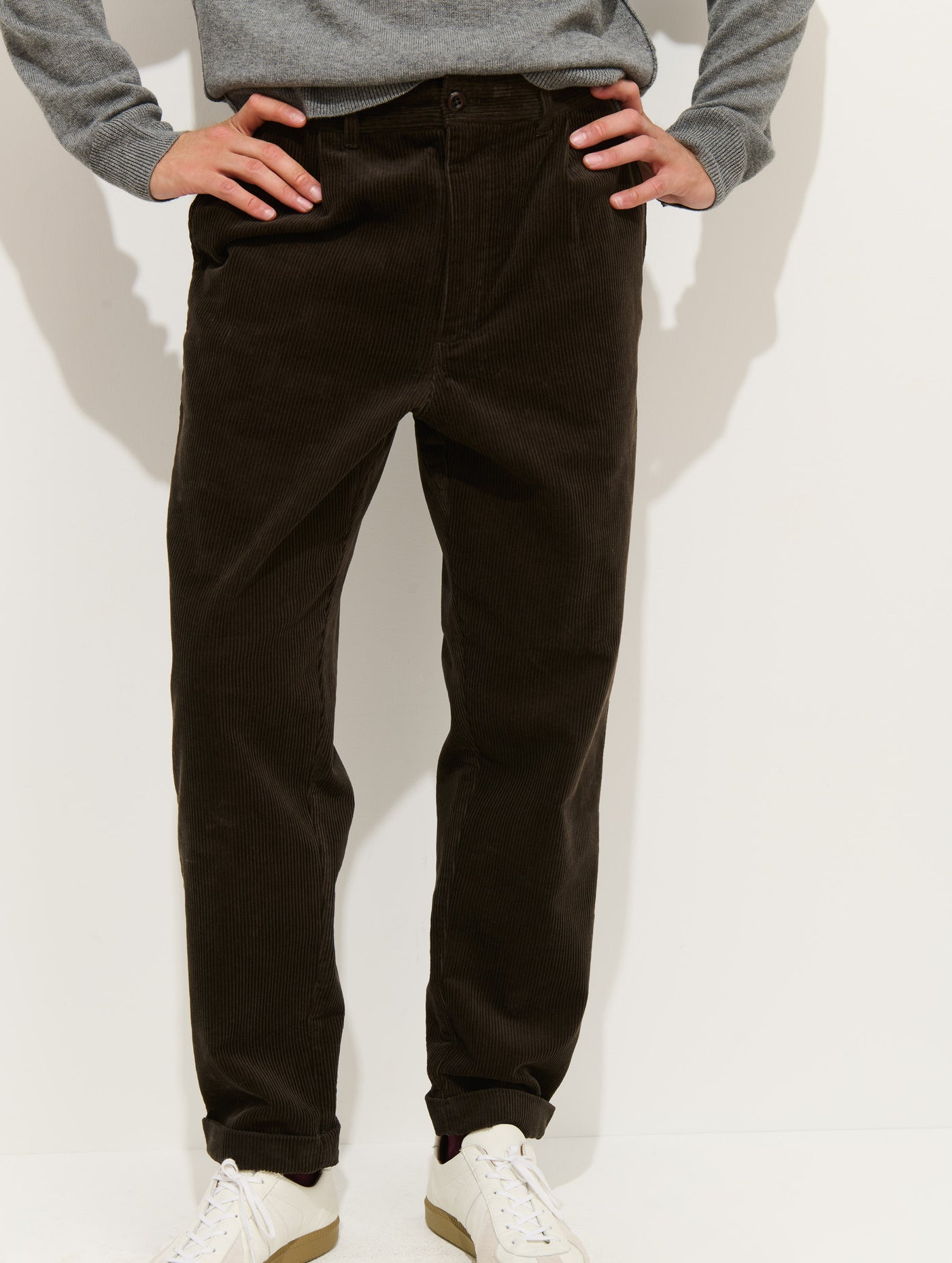 Standard Pleated Pant In Cord