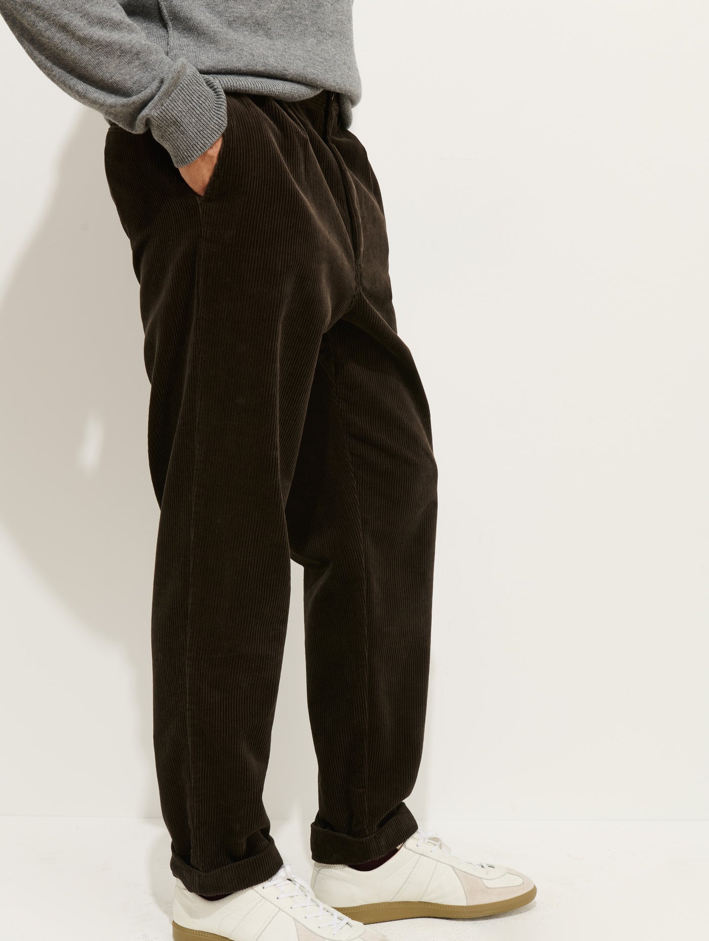 Standard Pleated Pant In Cord