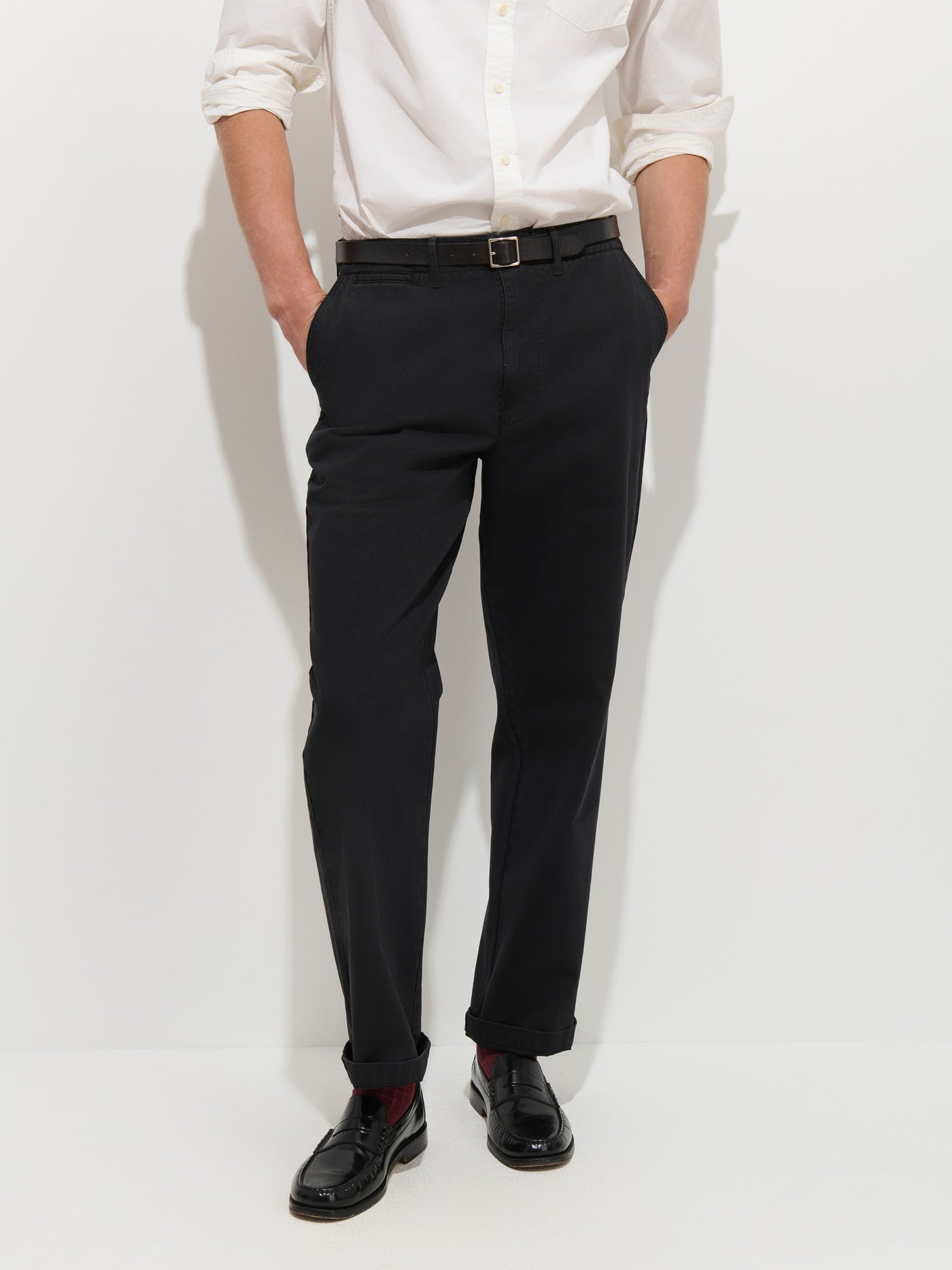 Flat Front Chino in Vintage Wash
