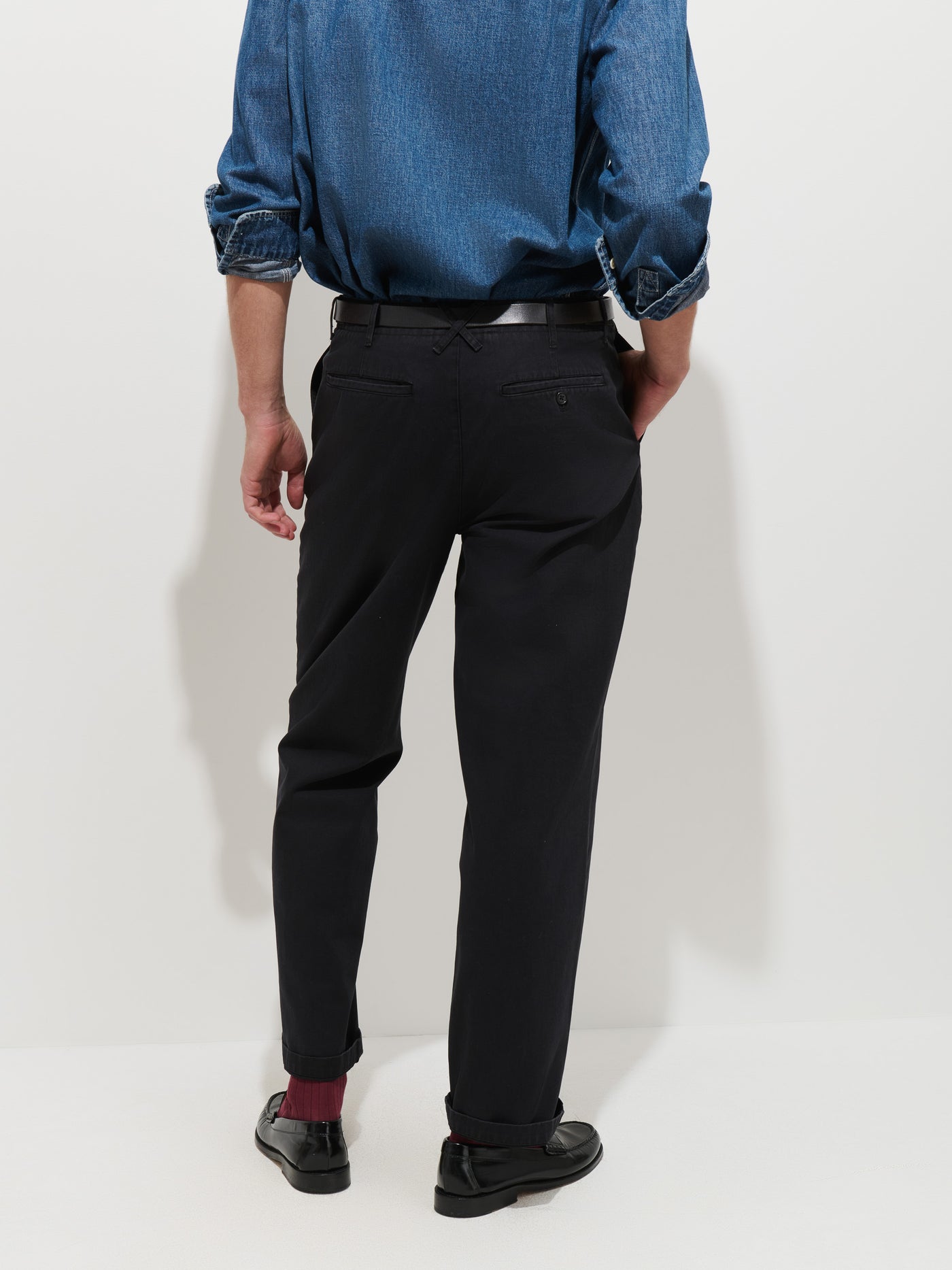 Flat Front Chino in Vintage Wash