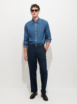 Flat Front Chino in Vintage Washed