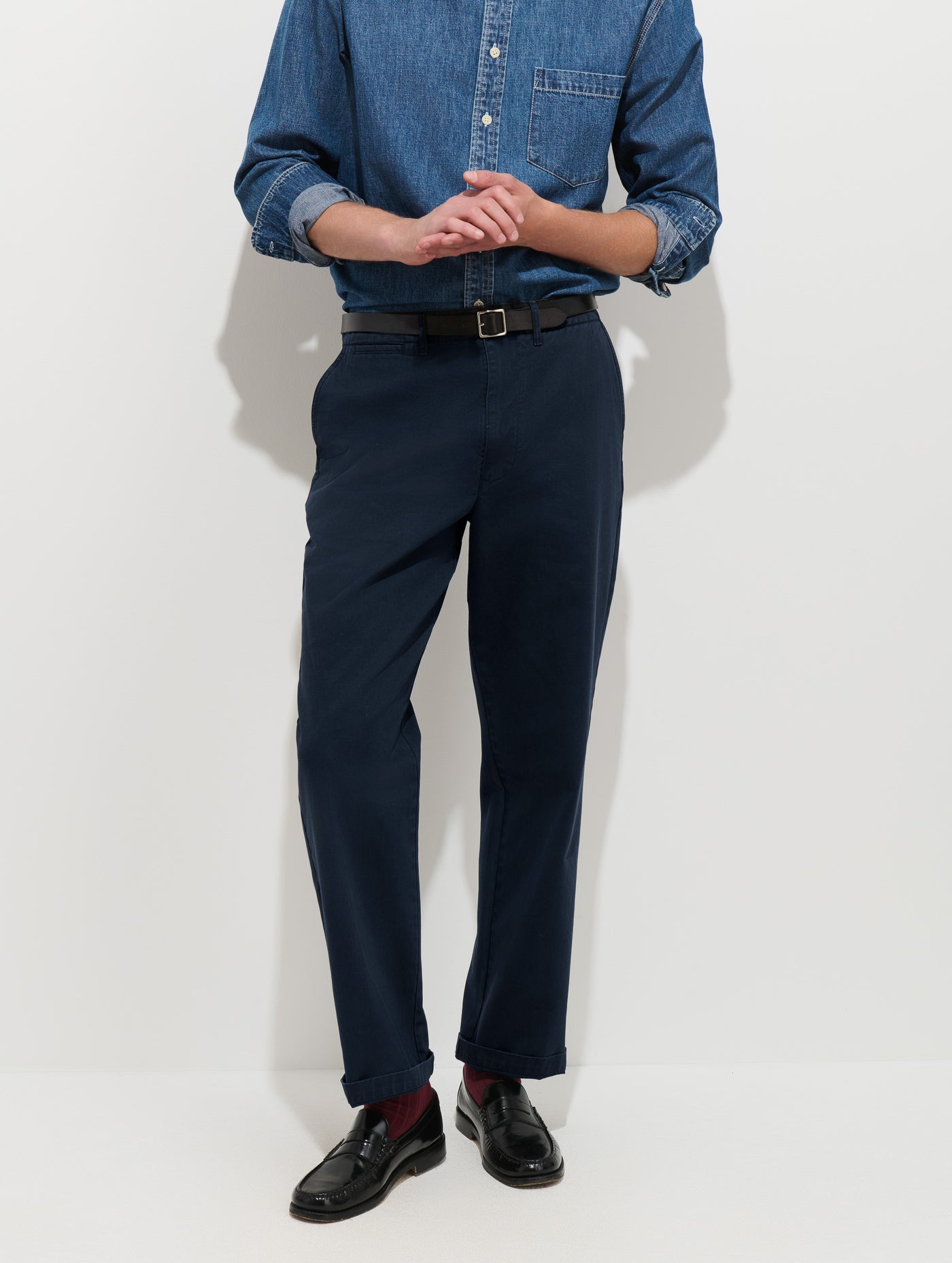 Straight Leg Pant in Vintage Washed Chino