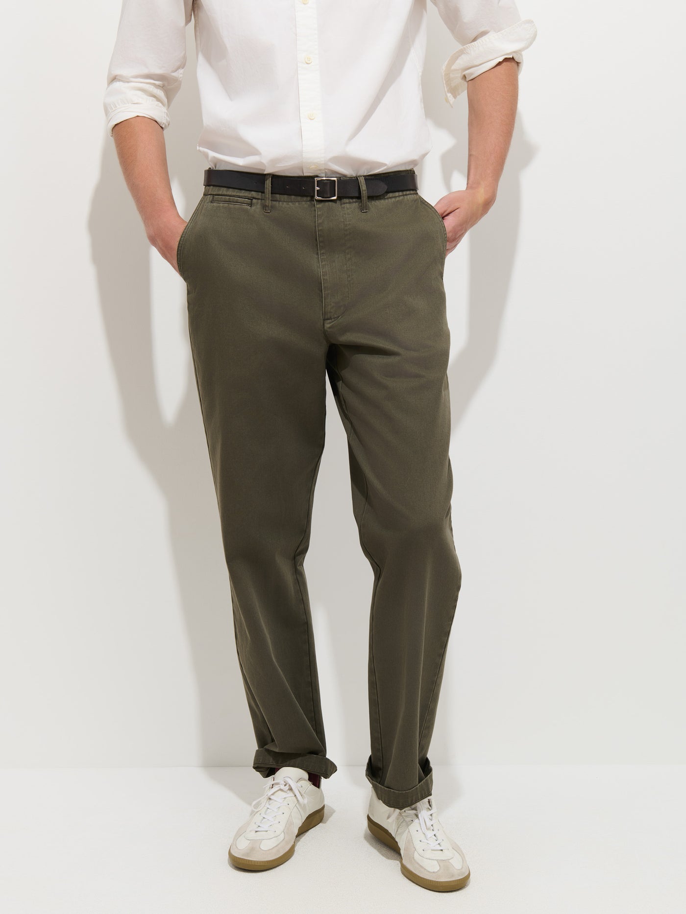 Flat Front Chino in Vintage Wash