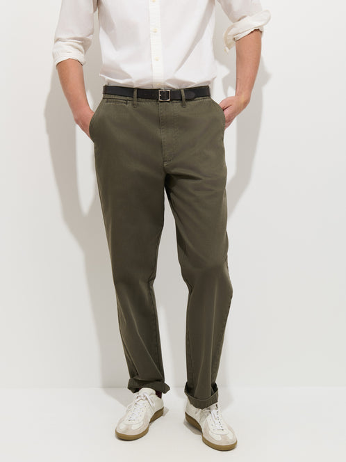 Flat Front Chino in Vintage Wash