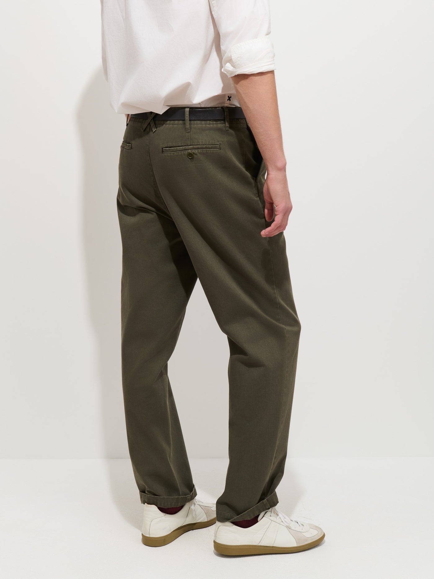 Flat Front Chino in Vintage Wash