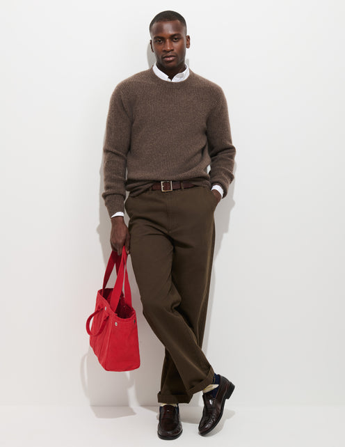 Flat Front Chino in Vintage Wash