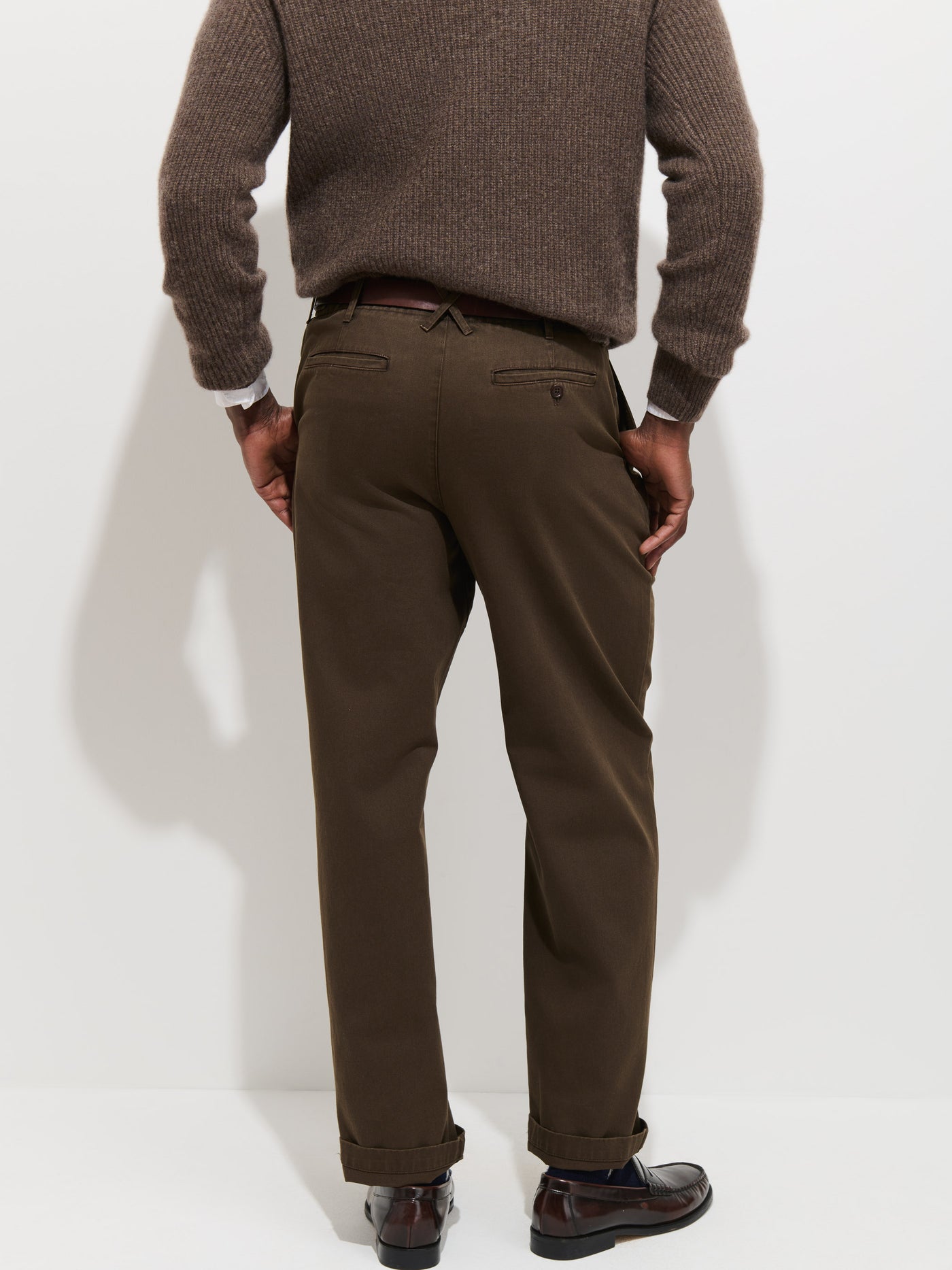 Flat Front Chino in Vintage Wash