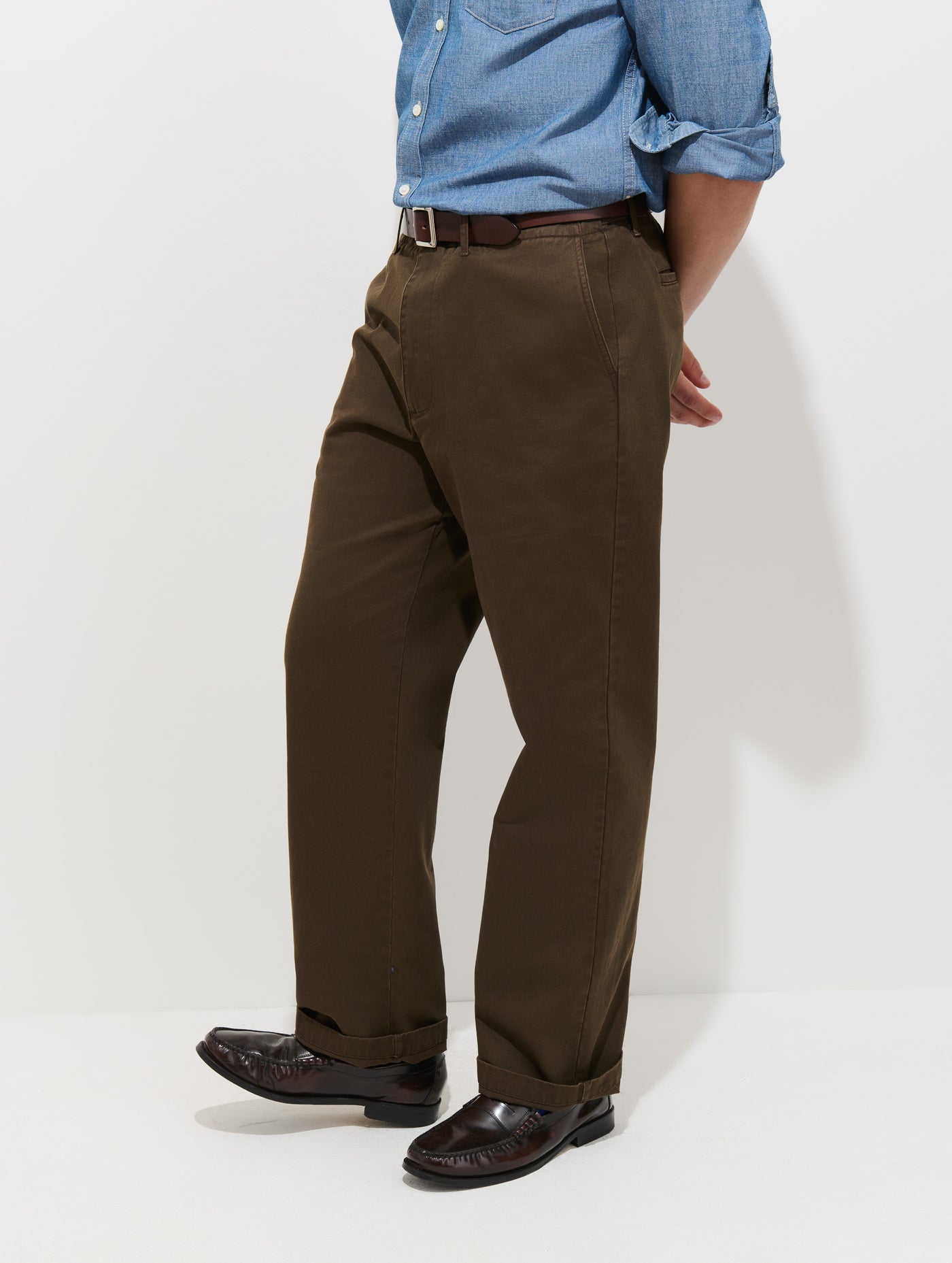 Straight Leg Pant in Vintage Washed Chino