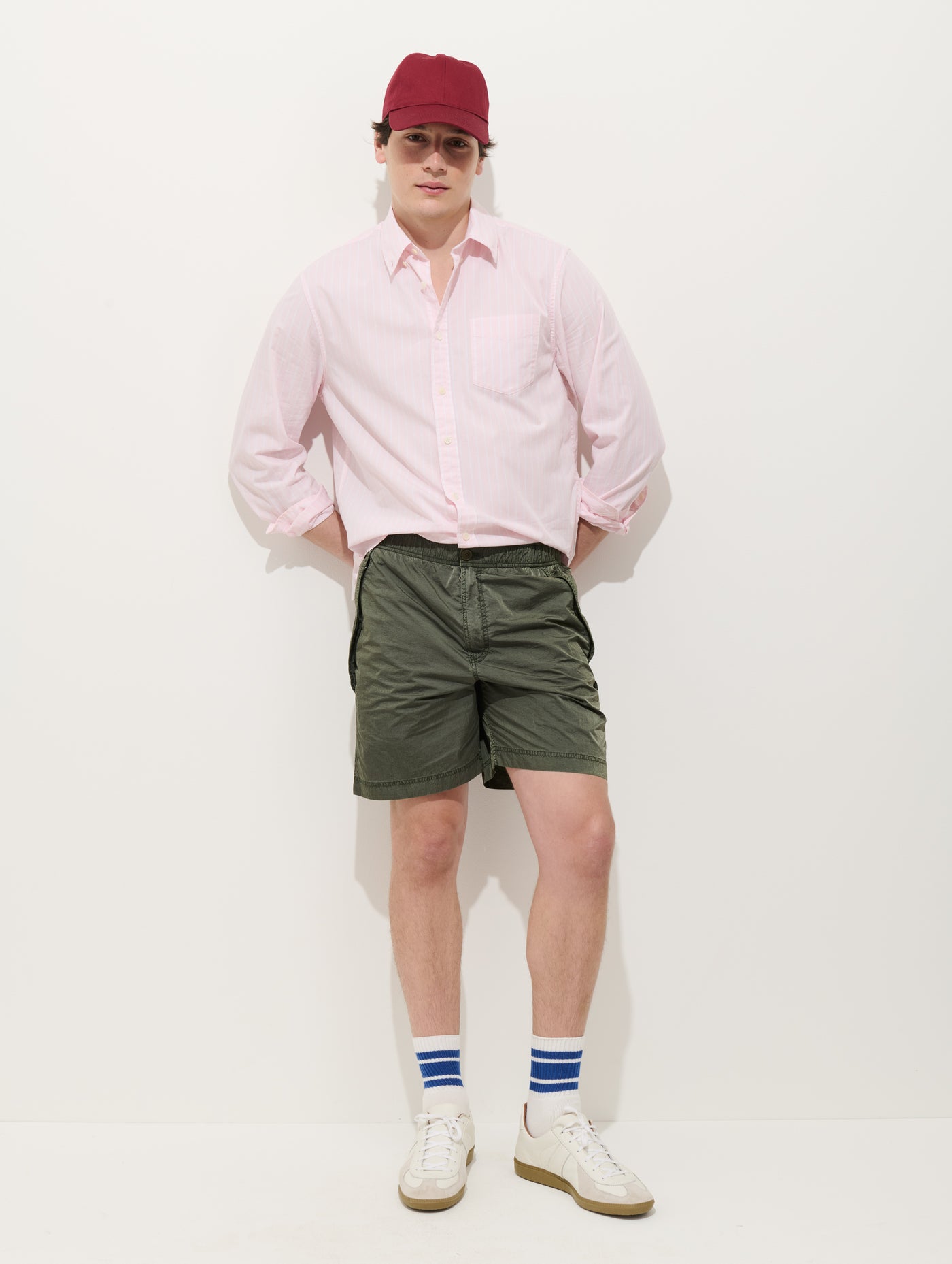 Garment Dyed Camino Short In Nylon